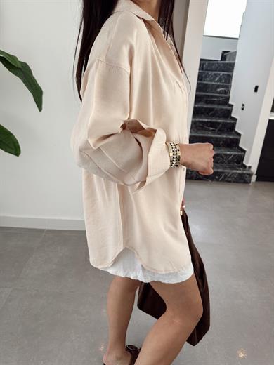 Melina Taş Oversize Gömlek