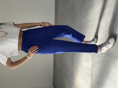 Meri Sax Arka Bel Lastikli Likralı Pantolon