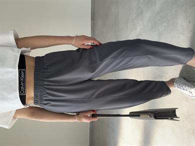 Mila Antrasit Önü Dikişli Şalvar Pantolon