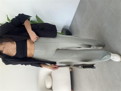 Mint Modal Önü Çimalı Palazzo Pantolon