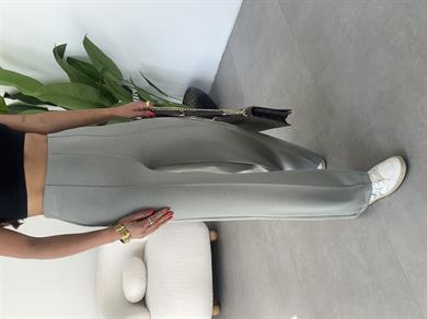 Mint Modal Önü Çimalı Palazzo Pantolon