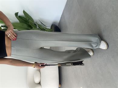 Mint Modal Önü Çimalı Palazzo Pantolon