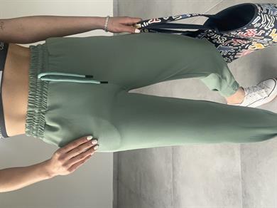 Mint Yeşil Scuba Paça Pileli Eşofman