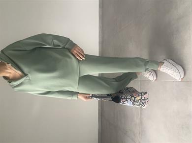 Mint Yeşil Scuba Sweatshirt