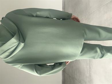 Mint Yeşil Scuba Sweatshirt