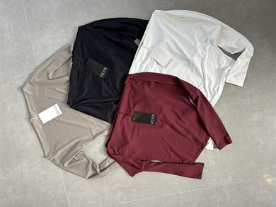 Mocca Uzun Kollu Asimetrik Bluz