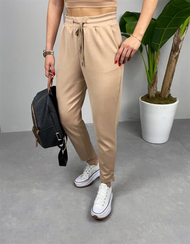 Modal Kumaş Açık Kahve Eşofman