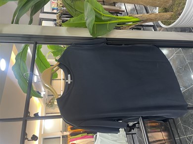 Modal Kumaş Antrasit Bisiklet Yaka Tshirt