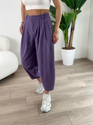 Mor Şalvar Pantolon