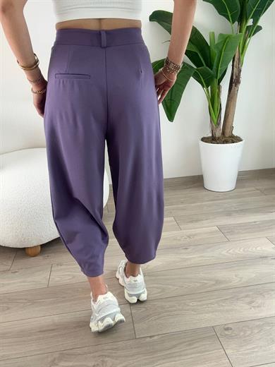 Mor Şalvar Pantolon