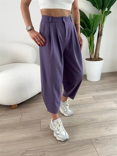 Mor Şalvar Pantolon