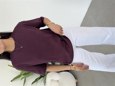 Mürdüm Bisiklet Yaka Cs T-Shirt