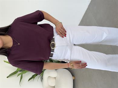 Mürdüm Bisiklet Yaka Cs T-Shirt