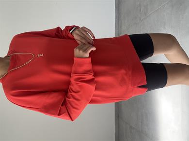 Narçiçeği  Rezerve Yanları Yırtmaç Detaylı Sweat