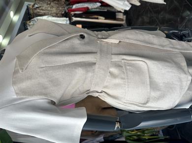 Naturel Garnili Kemer Detaylı Tişört