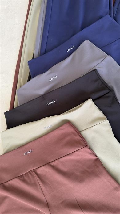 Nora Lacivert Toparlayıcı Oys Tayt Pantolon