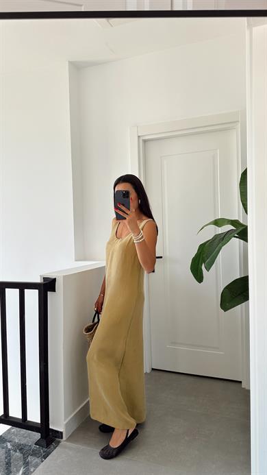 Olive Kolsuz Elbise