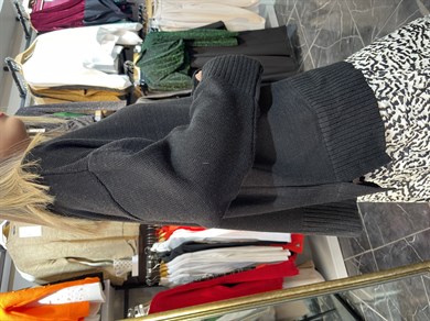 Oversize Basic Kazak Siyah