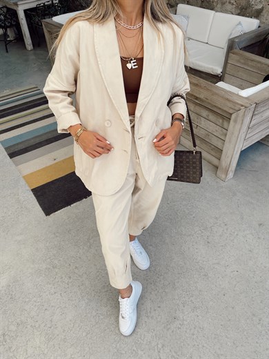 Oversize Ceket-Pantolon Takım