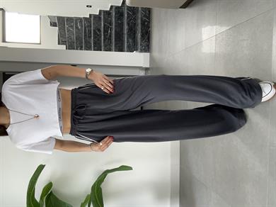 Oys Antrasit  Biyeli Bol Paça Eşofman