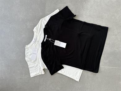 Oys Beyaz Yarım Kol Basic Tshirt