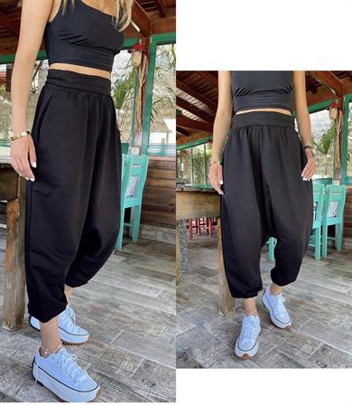 Özel Tasarım Siyah Şalvar