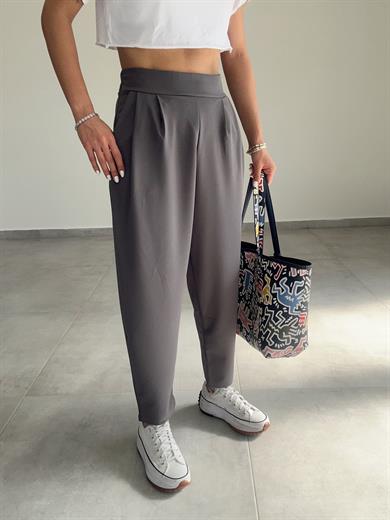 Özel Üretim Bombeli Antrasit Pantolon