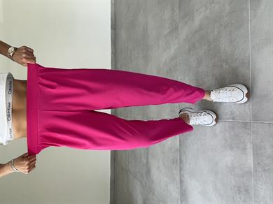 Özel Üretim Bombeli Fuşya Pantolon