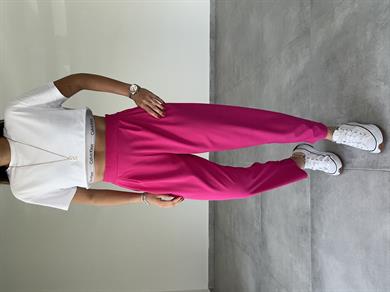 Özel Üretim Bombeli Fuşya Pantolon