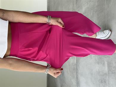 Özel Üretim Bombeli Fuşya Pantolon