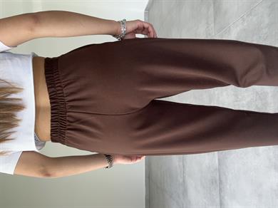 Özel Üretim Bombeli Kahve Pantolon