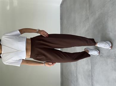 Özel Üretim Bombeli Kahve Pantolon