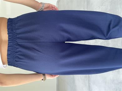 Özel Üretim Bombeli Lacivert Pantolon