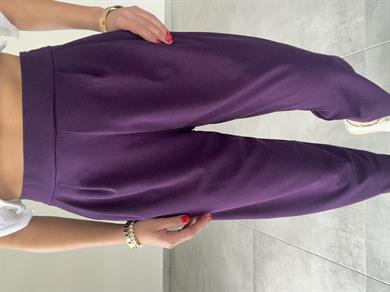 Özel Üretim Bombeli Mürdüm Pantolon