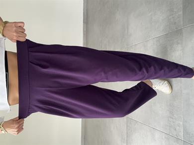 Özel Üretim Bombeli Mürdüm Pantolon