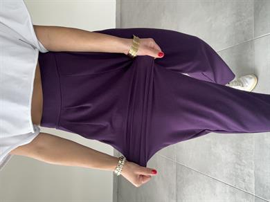 Özel Üretim Bombeli Mürdüm Pantolon