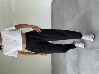 Özel Üretim Bombeli Siyah Pantolon