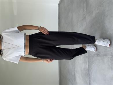 Özel Üretim Bombeli Siyah Pantolon