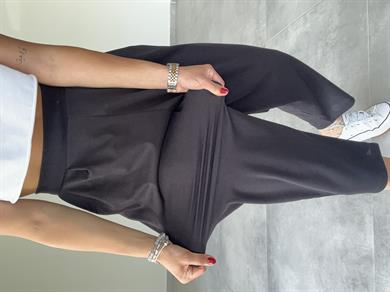 Özel Üretim Bombeli Siyah Pantolon