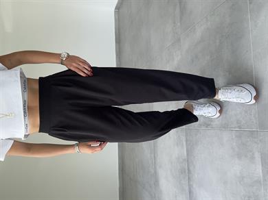 Özel Üretim Bombeli Siyah Pantolon