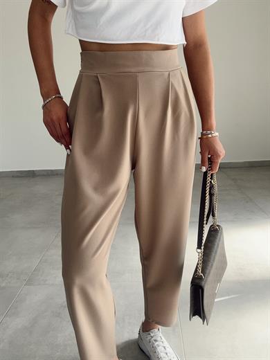 Özel Üretim Bombeli Vizon Pantolon