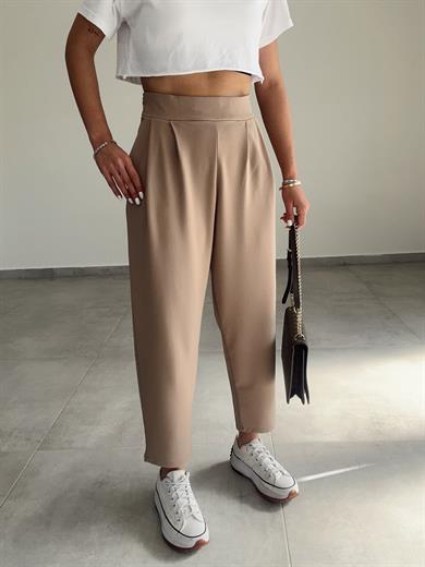 Özel Üretim Bombeli Vizon Pantolon