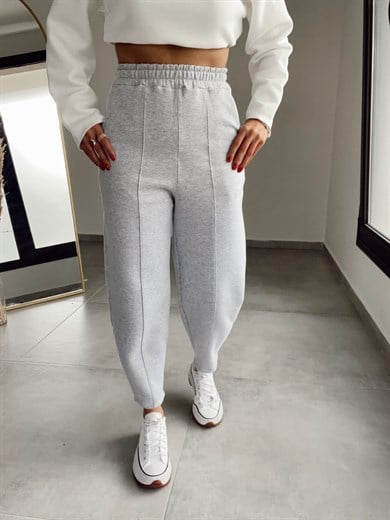 Özel Üretim Gri Şalvar Eşofman