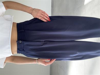 Özel Üretim Lacivert Şalvar Pantolon