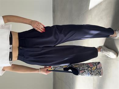 Özel Üretim Lacivert Şalvar Pantolon