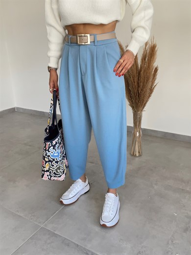 Özel Üretim Mavi Şalvar Pantolon