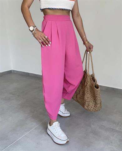 Pembe Bombeli Pantolon
