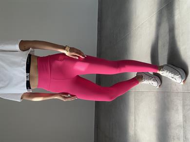 Pembe İçi Şardonlu Toparlayıcı Fitilli Tayt