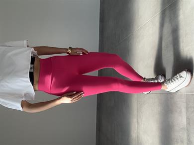 Pembe İçi Şardonlu Toparlayıcı Fitilli Tayt