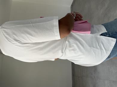 Pembe Korsajlı Tshirt